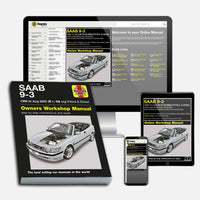 Saab 9-3 Petrol & Diesel (1998-Aug 2002) Haynes Repair Manual Bundle