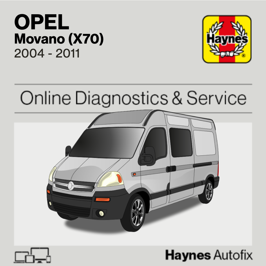 Opel Movano (X70) 2004 to 2011 Haynes Online Diagnostics & Service Guide