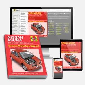 DIY Maintenance & Repair Manuals for Nissan Micra Cars