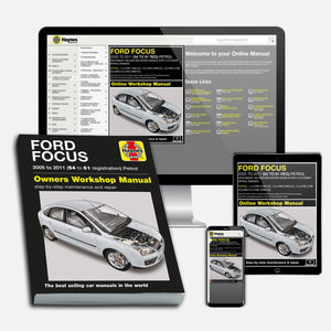 DIY Maintenance & Repair Manuals for Ford Focus Mk II Cars