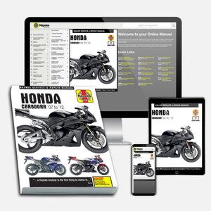 DIY Maintenance & Repair Manuals for Honda CBR 600RR Motorcycles
