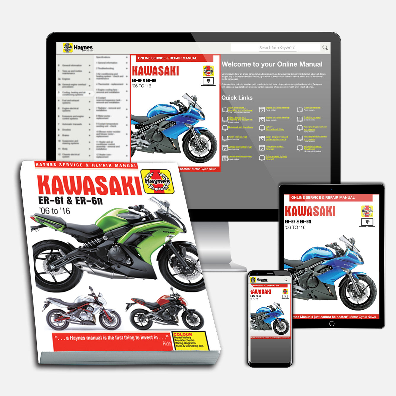 アクセサリー  Motorcycle Repair Manual Kawasaki Ninja ZX-7R & ZX-9R (1994-2004) Haynes Repair Manual