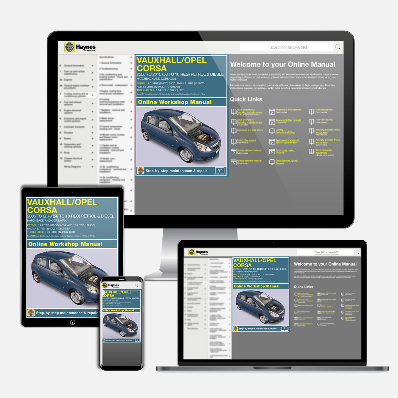 Vauxhall/Opel Corsa Petrol & Diesel (Sept 2006-2010) Haynes Repair Manual