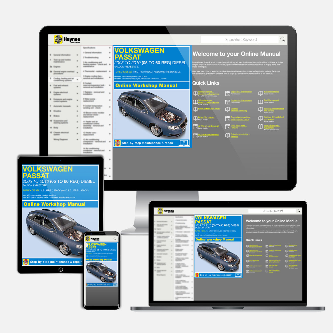 Volkswagen Passat Diesel (June 2005-2010) Haynes Repair Manual