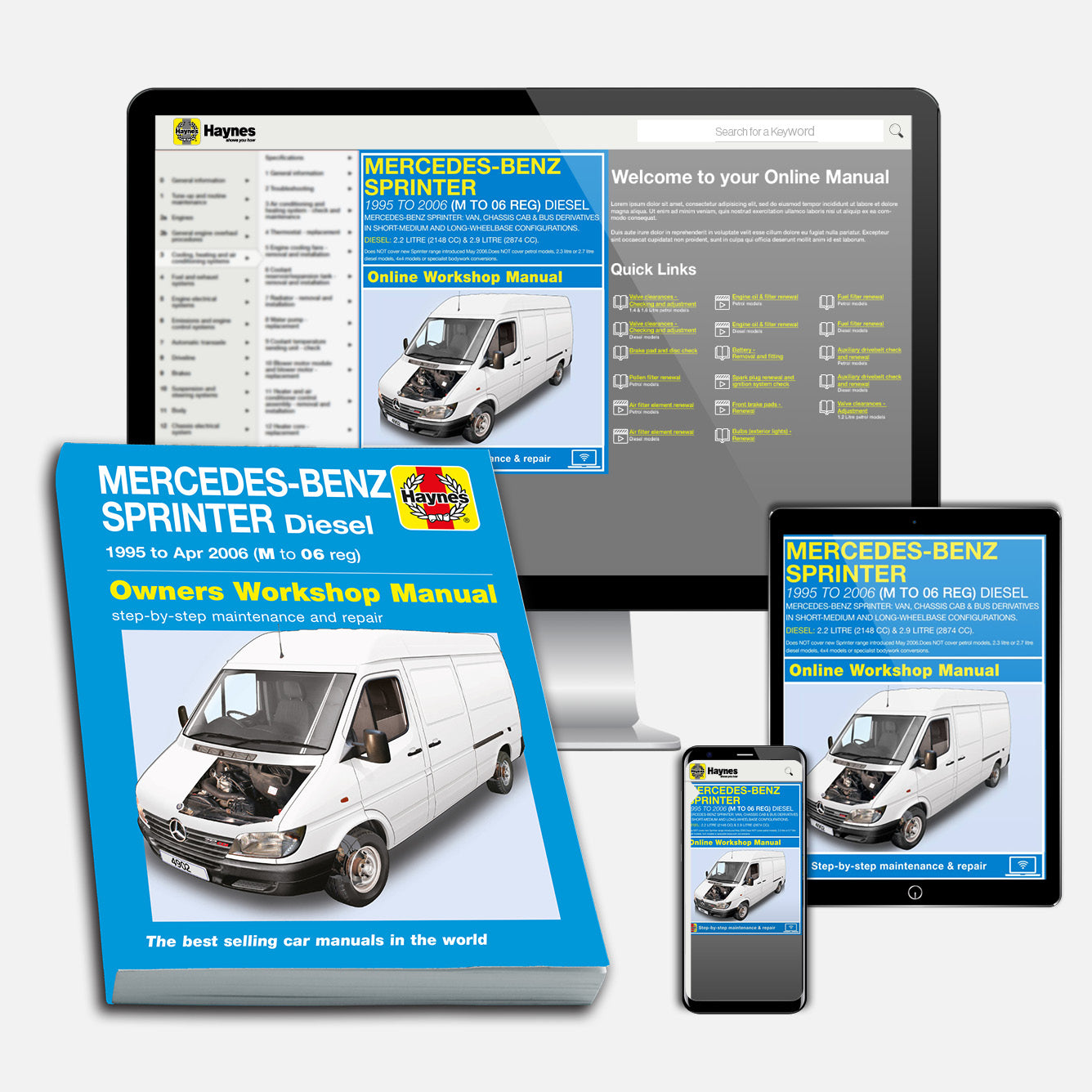 Mercedes-Benz Sprinter Diesel (1995-Apr 2006) Haynes Repair Manual