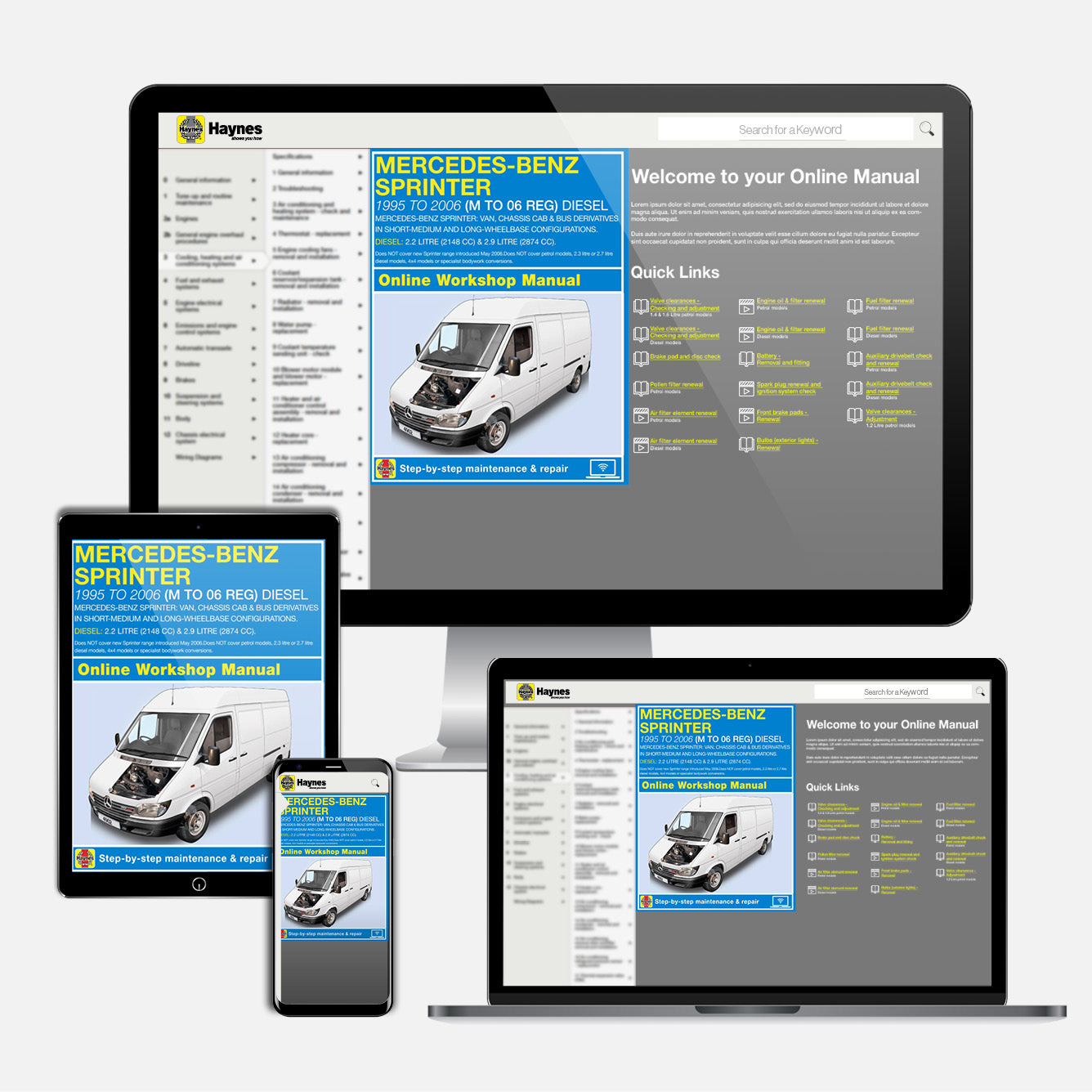 Mercedes-Benz Sprinter Diesel (1995-Apr 2006) Haynes Repair Manual