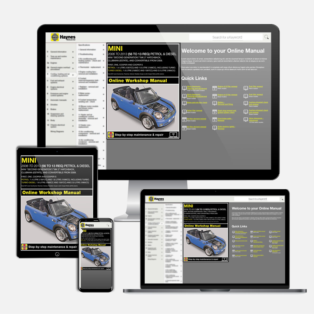 MINI Petrol & Diesel (Nov 2006-2013) Haynes Repair Manual