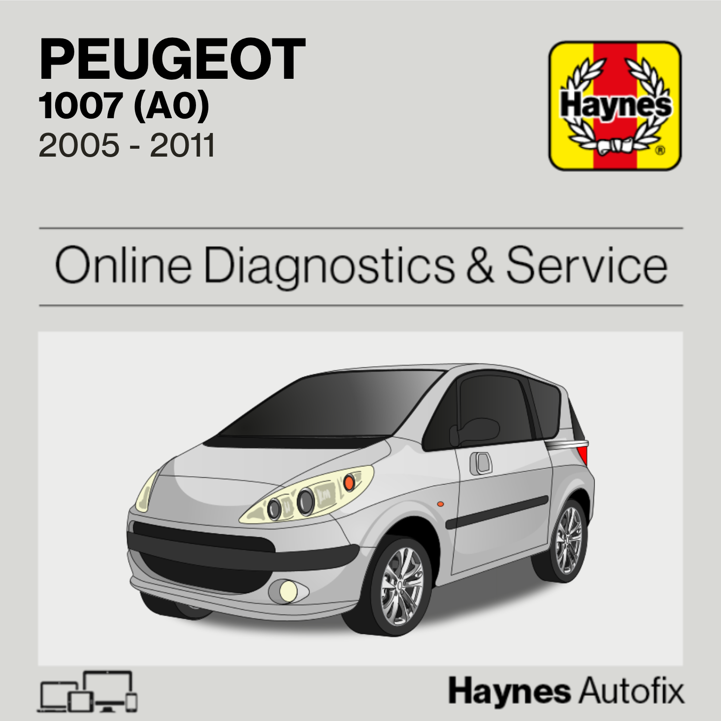 Peugeot 1007 (A0) 2005 to 2011 Haynes Online Diagnostics & Service Guide