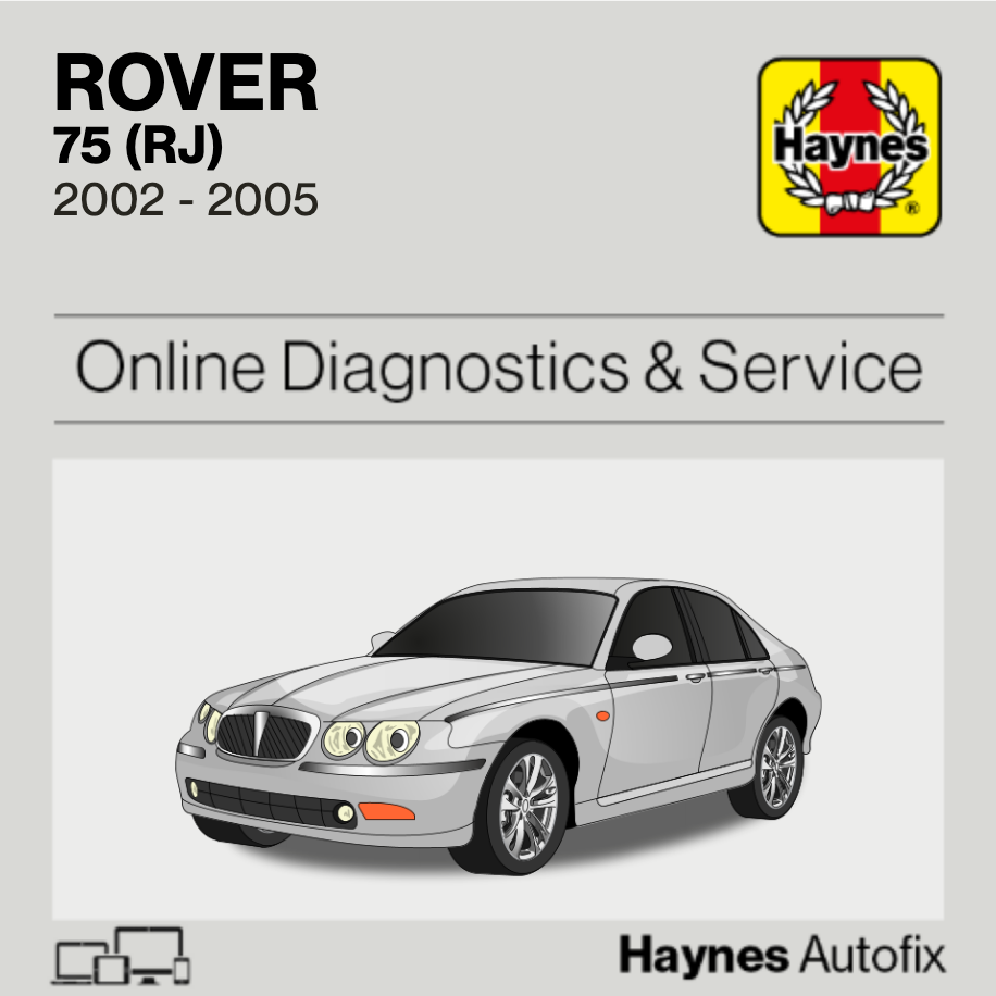 Rover 75 (RJ) 2002 to 2005 Haynes Online Diagnostics & Service Guide