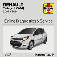 Renault Twingo II (X44) 2007 to 2014 Haynes Online Diagnostics & Service Guide