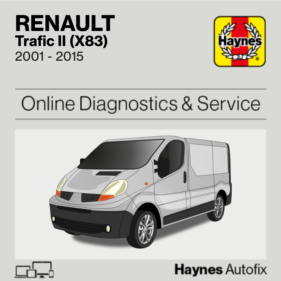 Renault Trafic II (X83) 2001 to 2015 Haynes Online Diagnostics & Service Guide