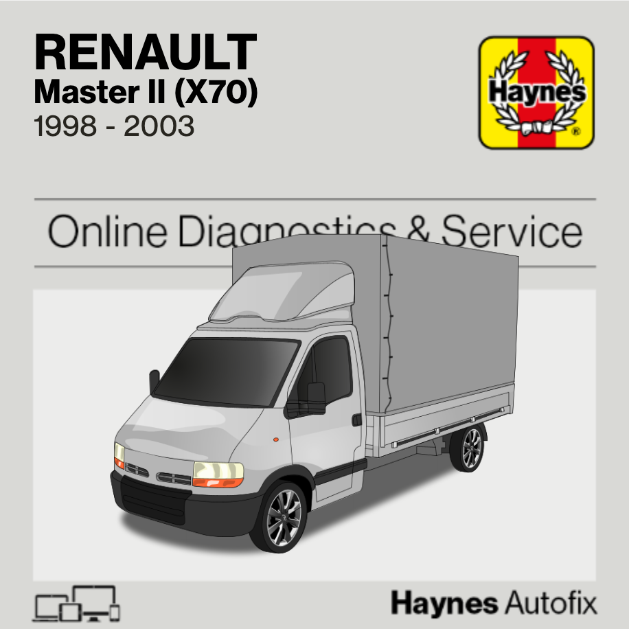 Renault Master II (X70) 1998 to 2003 Haynes Online Diagnostics & Service Guide