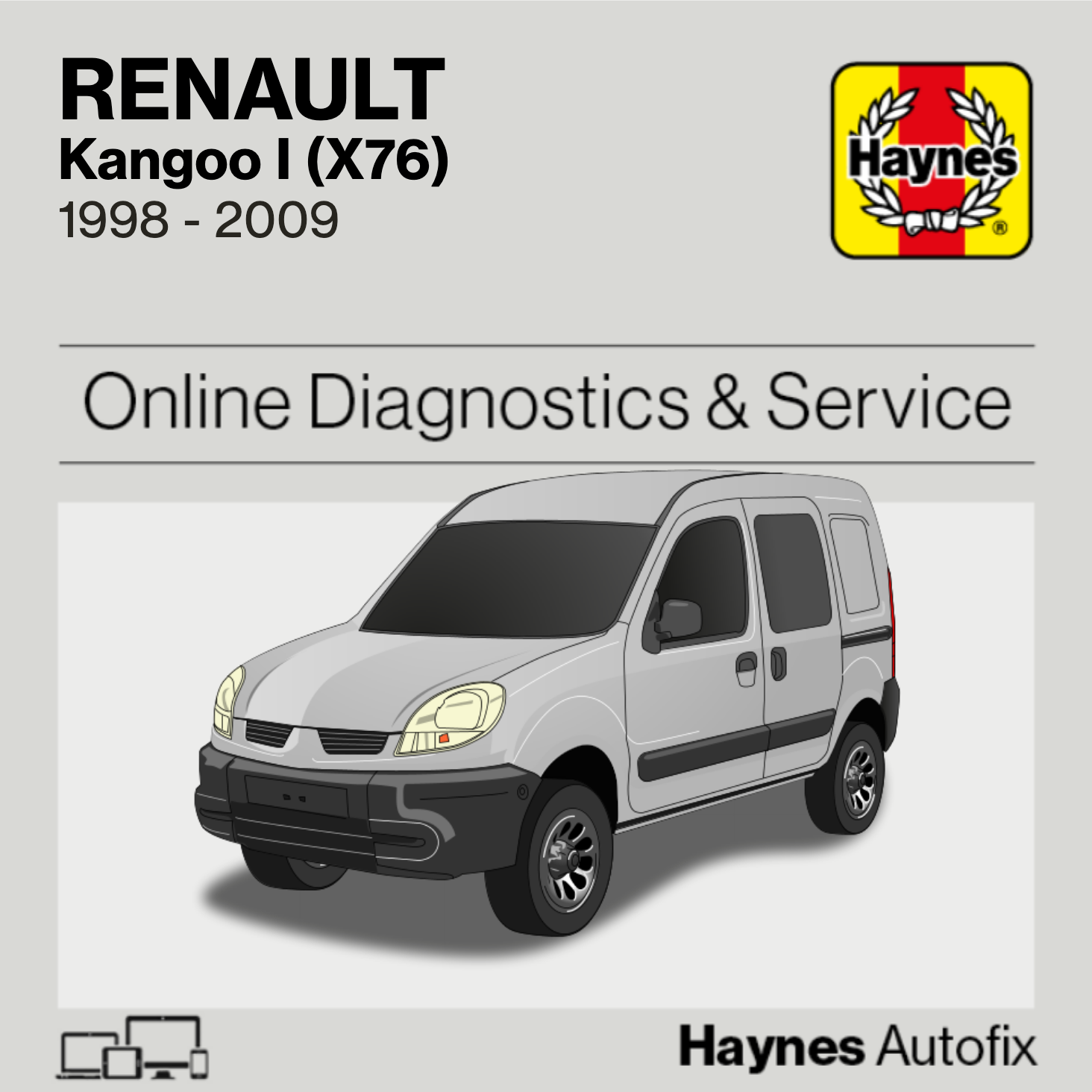 Renault Kangoo I (X76) 1998 to 2009 Haynes Online Diagnostics & Service Guide