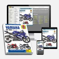 Yamaha YZF-R125 (2008-2011) Haynes Repair Manual Bundle