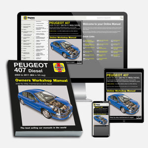 DIY Maintenance & Repair Manuals for Peugeot 407 Cars