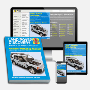 DIY Maintenance & Repair Manuals for Land Rover Discovery III Cars