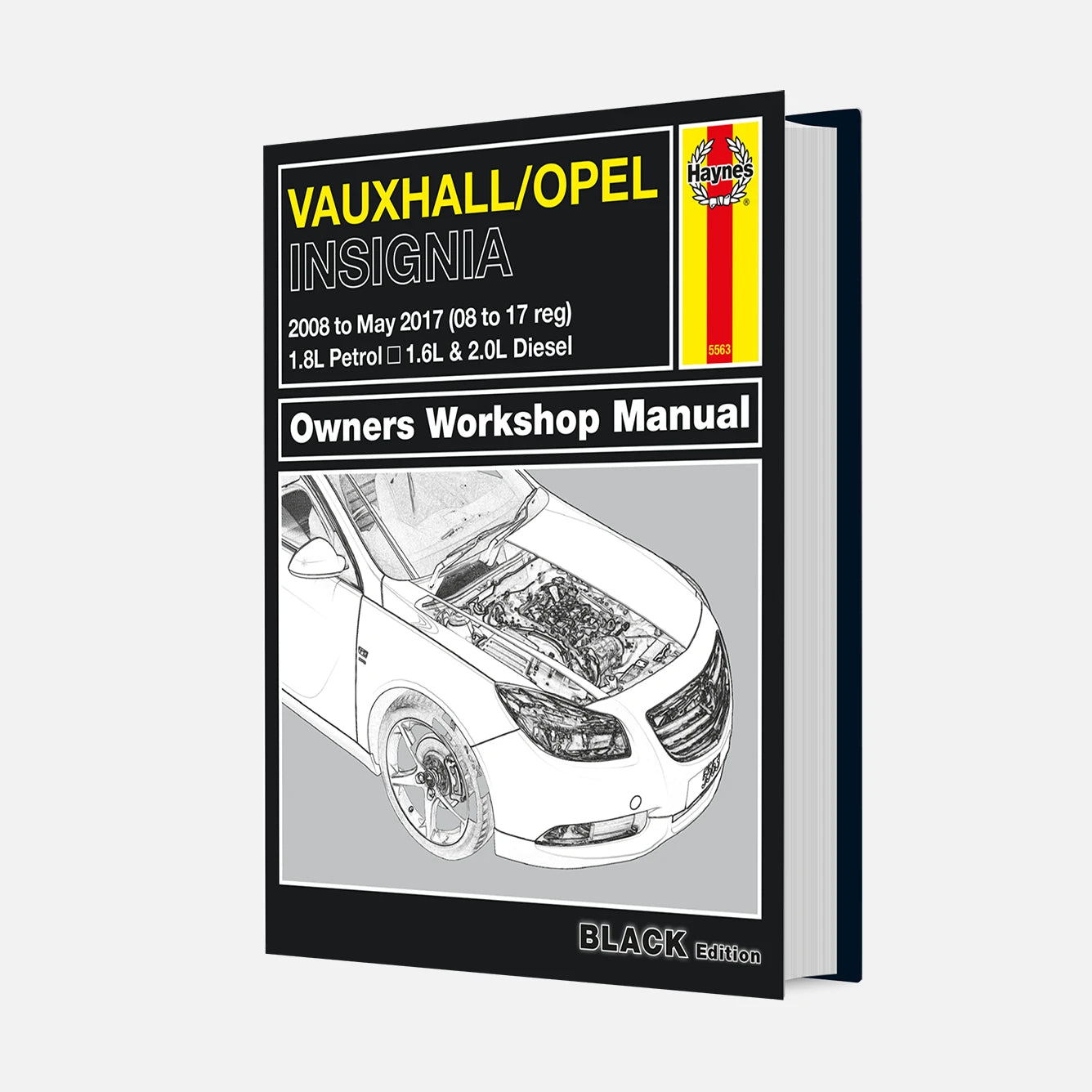 Vauxhall/Opel Insignia owners workshop manual on a white background