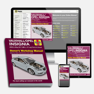DIY Maintenance & Repair Manuals for Vauxhall Insignia Cars