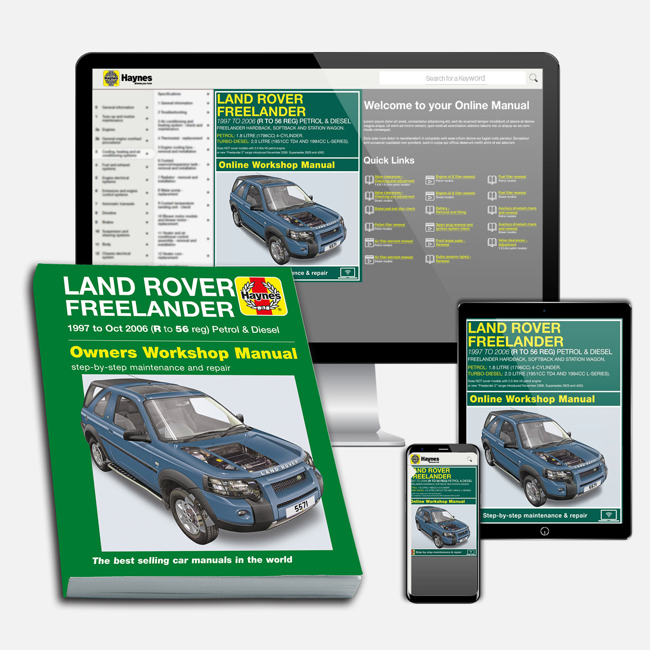 Land Rover Freelander (1997-Oct 2006) Haynes Repair Manual