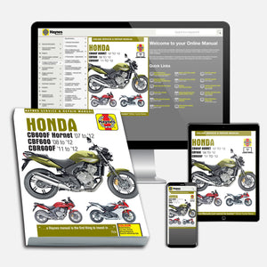 DIY Maintenance & Repair Manuals for Honda CBR 600F Motorcycles