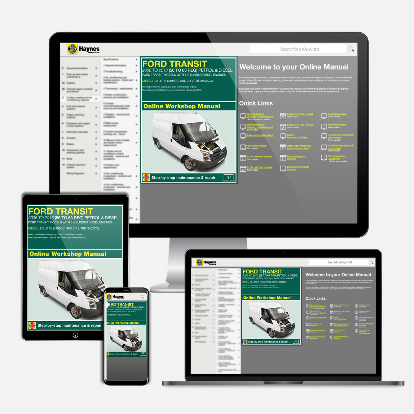 Ford Transit Diesel (2006-2013) Haynes Repair Manual