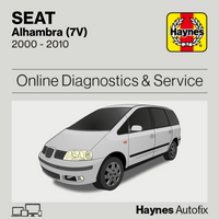 Seat Alhambra (7V) 2000 to 2010 Haynes Online Diagnostics & Service Guide