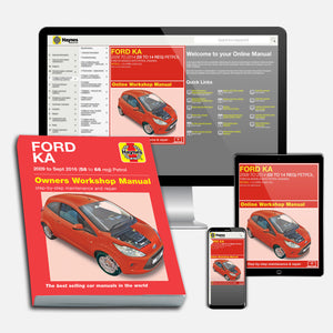 DIY Maintenance & Repair Manuals for Ford Ka Cars