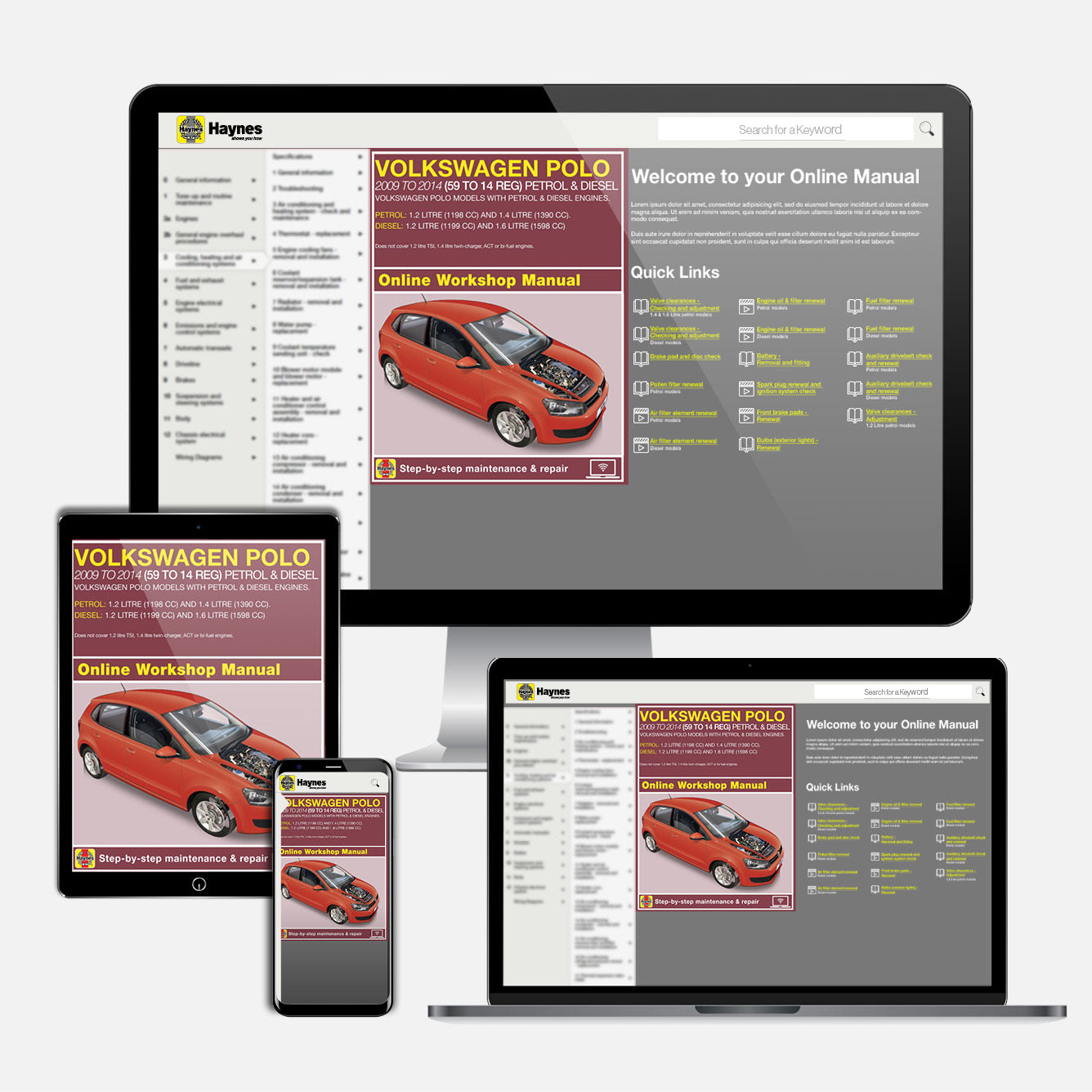 Volkswagen Polo (2009-2014) Haynes Repair Manual