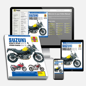 DIY Maintenance & Repair Manuals for Suzuki DL650 V-Strom Motorcycles