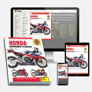 DIY Maintenance & Repair Manuals for Honda CBR 1000RR Fireblade Motorcycles