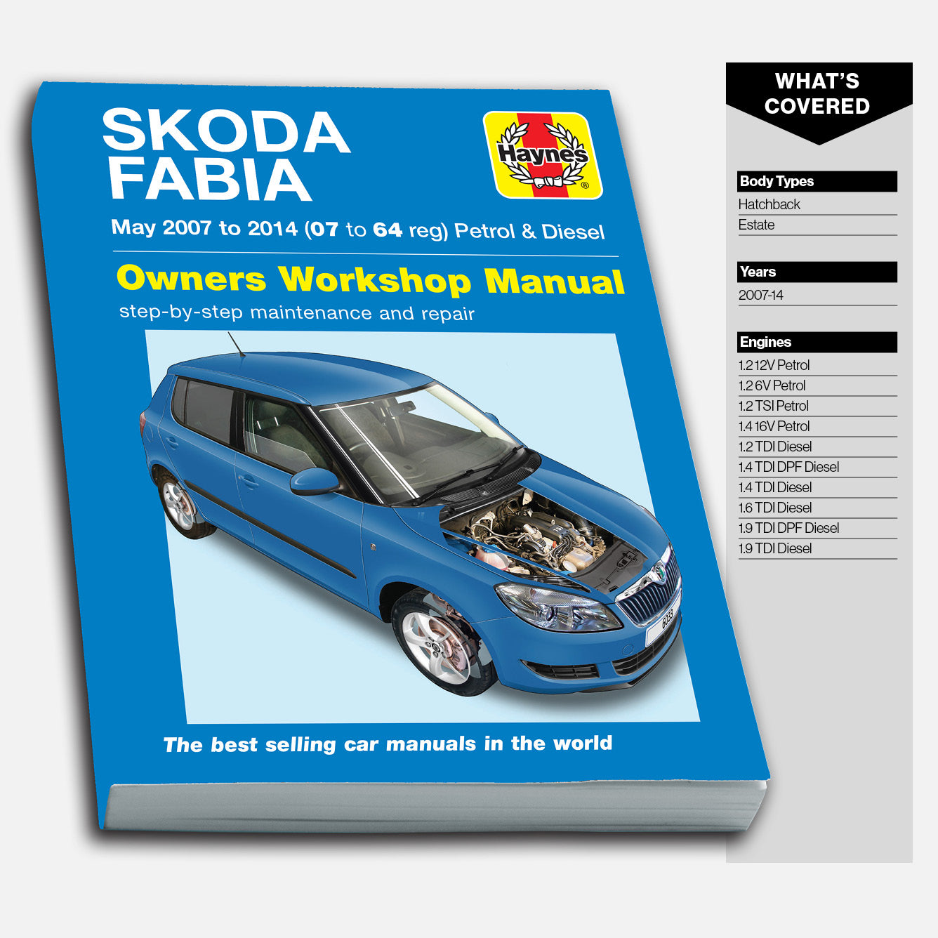 Skoda Fabia Haynes Owners Workshop Manual on a white background
