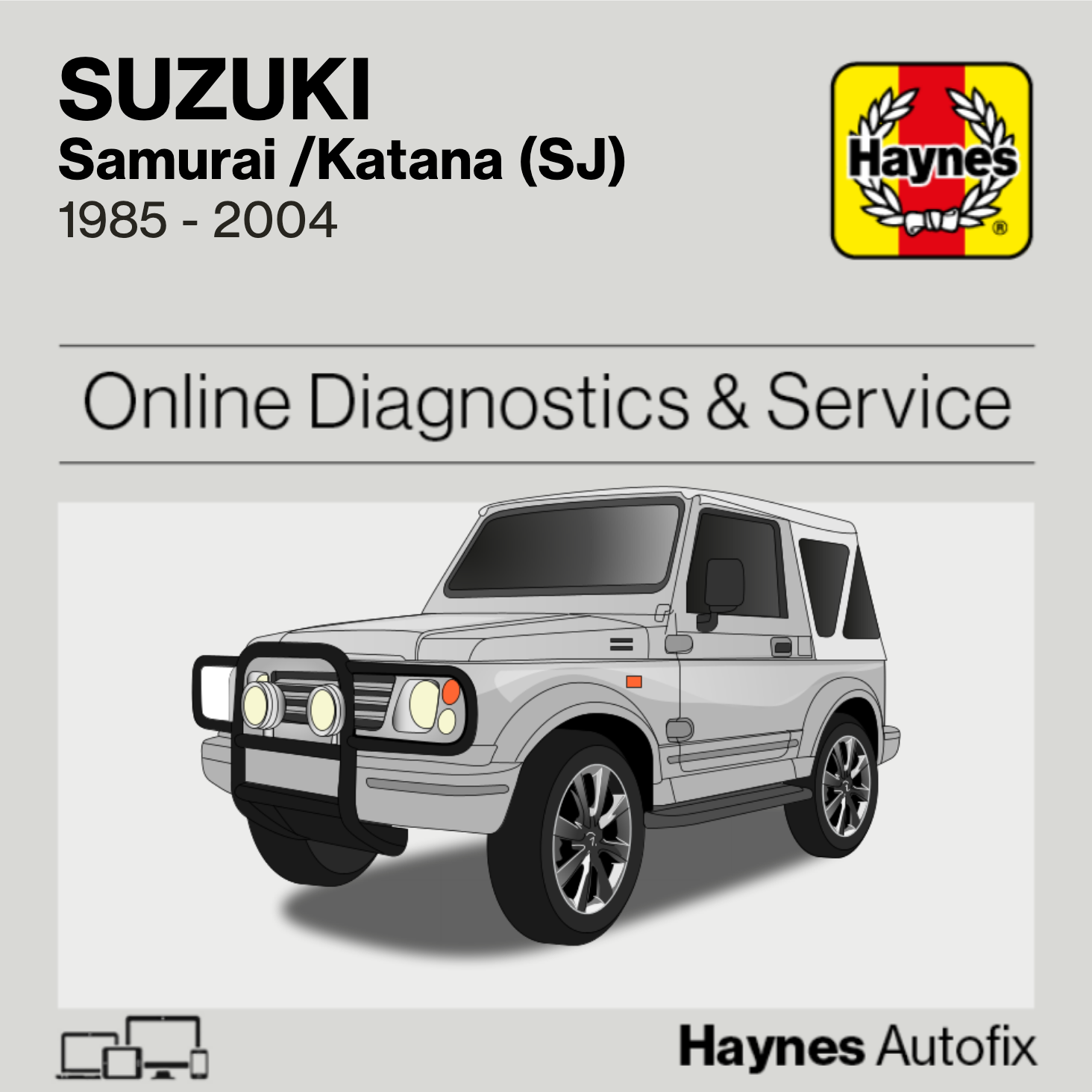 Suzuki Samurai /Katana (SJ) 1985 to 2004 Haynes Online Diagnostics & Service Guide