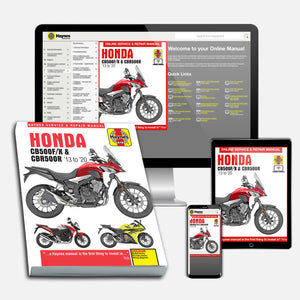 Honda Motorcycle Service & Repair Manuals