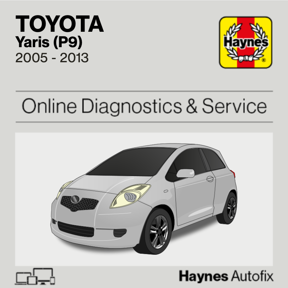Toyota Yaris (P9) 2005 to 2013 Haynes Online Diagnostics & Service Guide