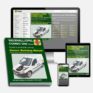 DIY Maintenance & Repair Manuals for Vauxhall Combo Cars