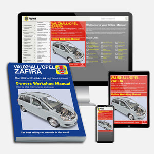 DIY Maintenance & Repair Manuals for Vauxhall Zafira Cars