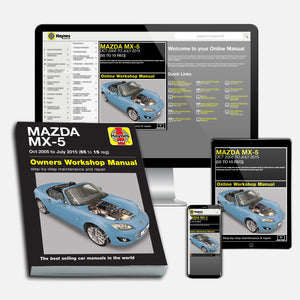 DIY Maintenance & Repair Manuals for Mazda MX-5 /-Miata Cars