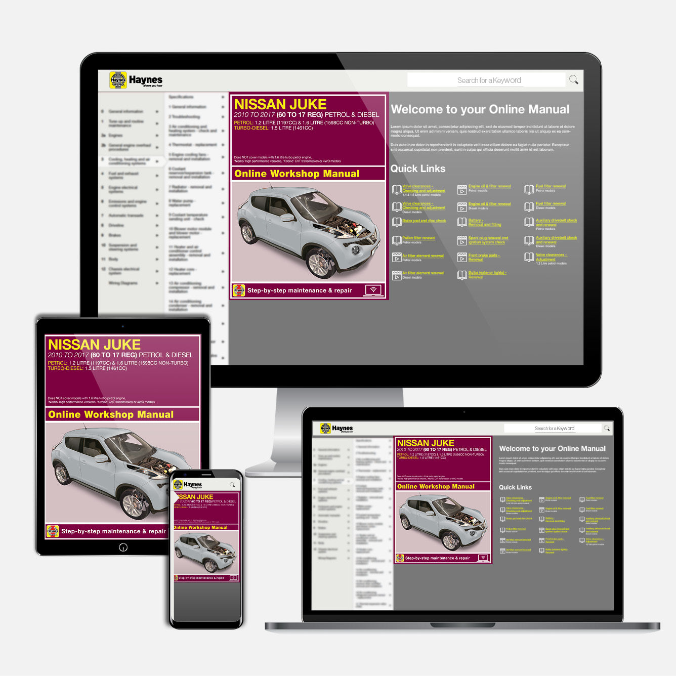 Nissan Juke (2010-2018) Haynes Repair Manual