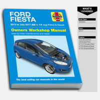 Ford Fiesta Petrol & Diesel (2013-2017) 62 to 17 Haynes Repair Manual