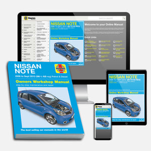 DIY Maintenance & Repair Manuals for Nissan Note Cars