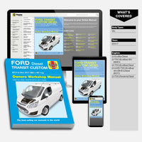 Ford Transit Custom Diesel (2013-Nov 2017) 62 to 67 Haynes Repair Manual
