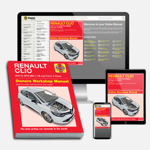 DIY Maintenance & Repair Manuals for Renault Clio Cars