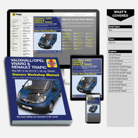 Vauxhall/Opel Vivaro & Renault Trafic Diesel May 2001-Apr 2014 (Y to 14 reg) Haynes Repair Manual
