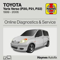 Toyota Yaris Verso (P20, P21, P22) 1999 to 2006 Haynes Online Diagnostics & Service Guide