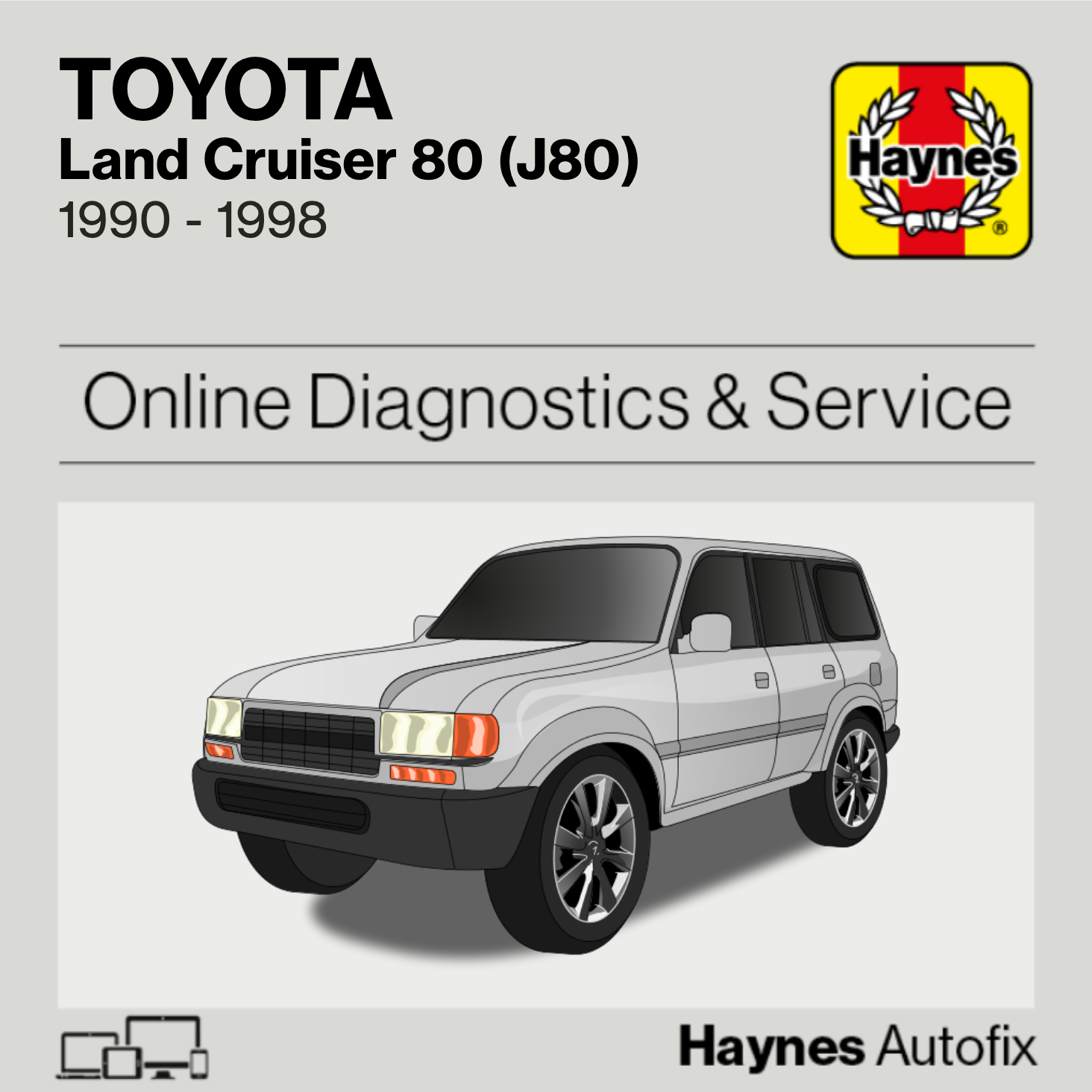 Toyota Land Cruiser 80 (J80) 1990 to 1998 Haynes Online Diagnostics & Service Guide
