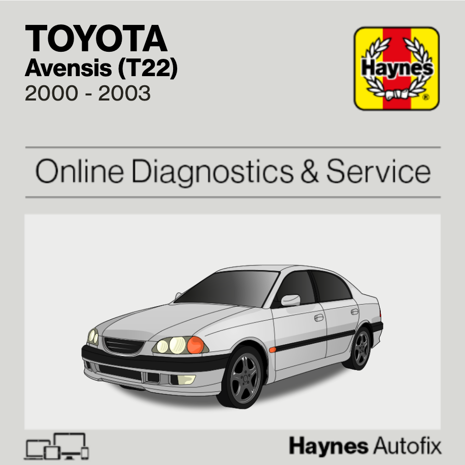 Toyota Avensis (T22) 2000 to 2003 Haynes Online Diagnostics & Service Guide