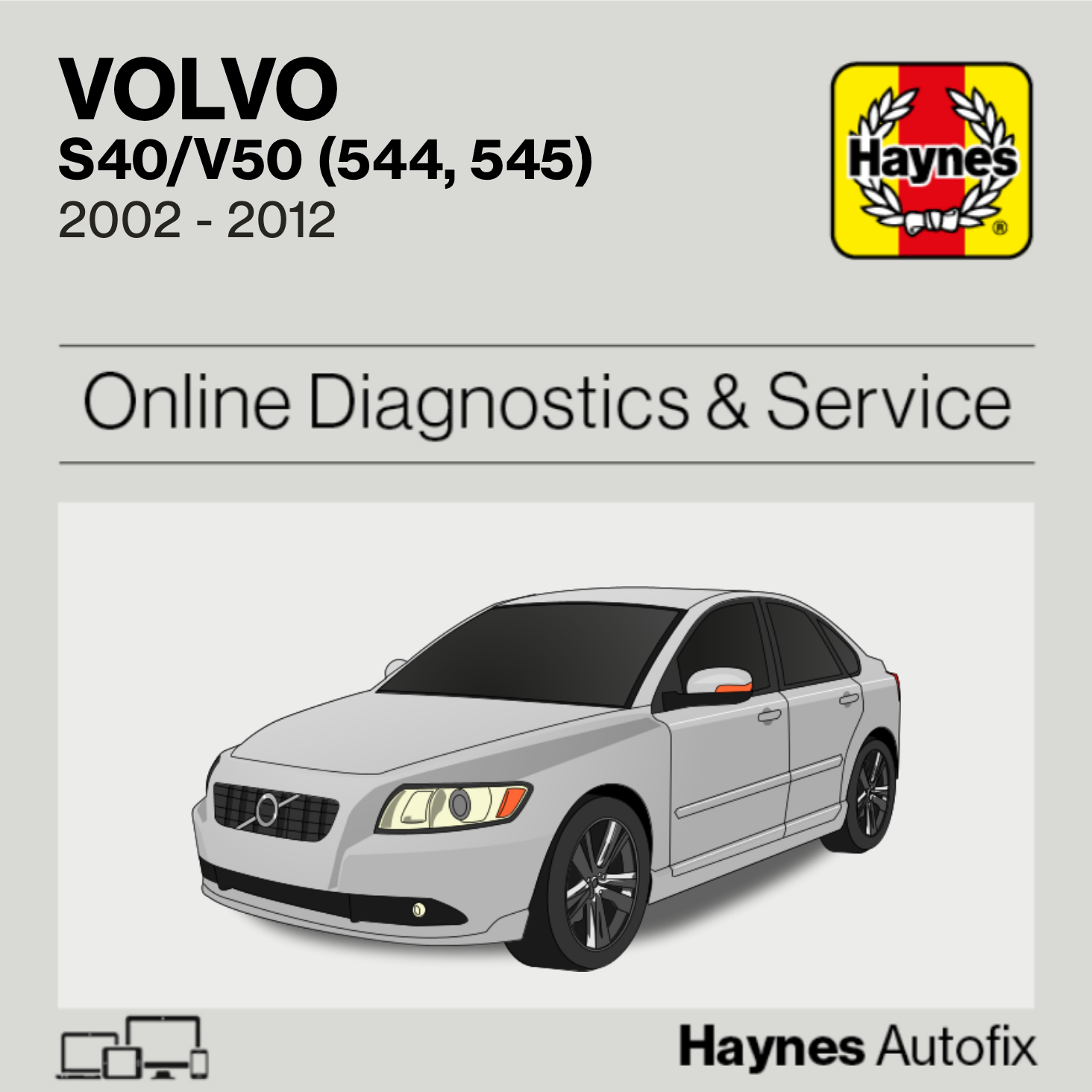 Volvo S40/V50 (544, 545) 2002 to 2012 Haynes Online Diagnostics & Service Guide