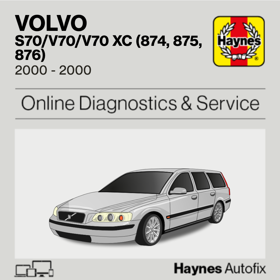 Volvo S70/V70/V70 XC (874, 875, 876) 2000 to 2000 Haynes Online Diagnostics & Service Guide