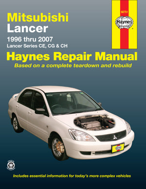 DIY Maintenance & Repair Manuals for Mitsubishi Lancer Mk V Cars