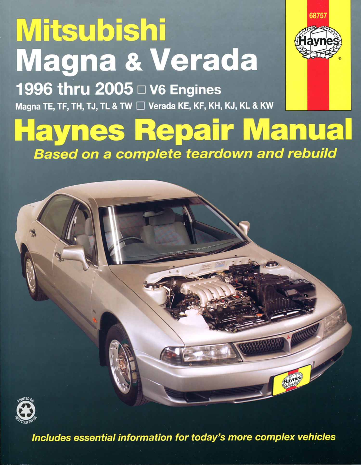 Mitsubishi Magna & Verada (1996-2005) Haynes Repair Manual (AUS)